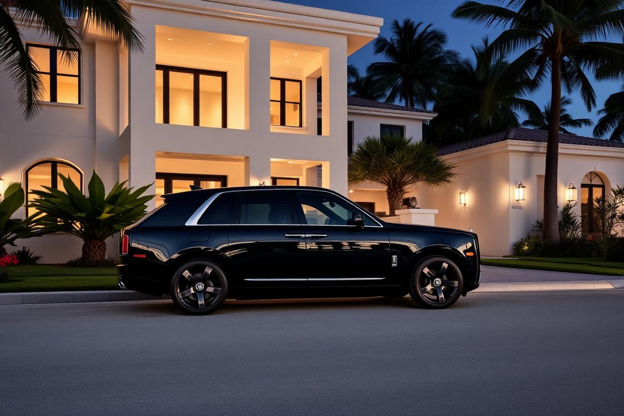 Rolls-Royce Cullinan available from KEY'D Miami